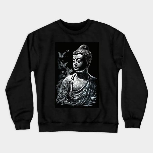 Buddha Design Crewneck Sweatshirt by RichieDuprey